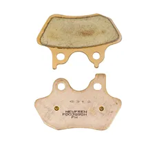 BRAKE PAD SET NEWFREN FOR HARLEY DAVIDSON 1450 DYNA 2000>2005, 1450 ELECTRA GLIDE 2000>2005, 1130 V-ROAD 2002>2005 FRONT/REAR (L 98 mm - H 63.8 mm - P 8 mm) (FD0389SH) (CUSTOM HD SINTERED METAL)