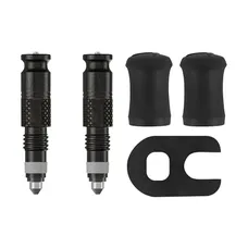 ADAPTER TUBELESS VALVE PRESTA VERS SCHWALBE CLIK VALVE VALVE CORE REMOVABLE (SOLD AS A PAIR CARDED)