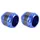 ECROU PROTECTION ANTICHUTE FIXATION MOYEU POUR TROTTINETTE KUKIRIN G2 MASTER/SMARTGYRO RYDER METAL BLEU -SELECTION P2R