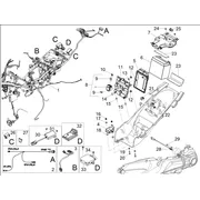 Circuit electrique arrière