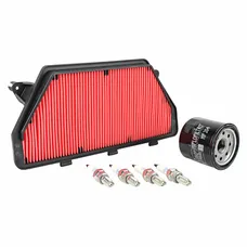KIT ENTRETIEN MOTO ADAPTABLE HONDA 1000 CBR RR FIREBLADE 2017>2019 (PACK 6 PIECES) -SELECTION P2R PREMIUM