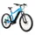ELECTRIC BICYCLE/E-BIKE MTB 27,5 LEADER FOX SWAN MEN'S BLUE 9-SPEED MID-DRIVE MOTOR BAFANG M300 36-SPEED 80NM BATTERY 15AH (SIZE FRAME 17,5'' - H45CM - M - FOR ADULT OF 168 cm TO 178 cm)