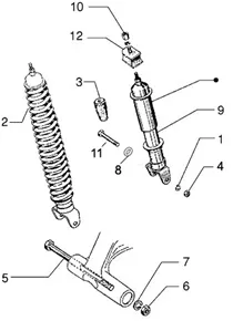 Suspension arriere   amortisseur s