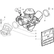 Carburateur complet - Raccord d'admission