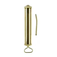 SERINGUE HUILE/CARBURANT/LIQUIDE DE REFROIDISSEMENT/LAVE GLACE PRESSOL LAITON POLI COUVERCLES ZINC 500ml AVEC CANNE D'APIRATION RIGIDE ET COUDE (VENDU A L'UNITE)
