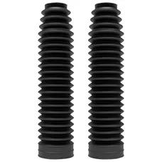 SOUFFLET DE FOURCHE MOTO POLISPORT NOIR DIAM INT 32 ET 60 mm - LONGUEUR 250 mm (PAIRE)