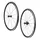 ROUES ROAD BRAKE SHOE 700 FULCRUM RACING 4 BLACK CASSETTE SHIMANO 12/11/10-SPEED (PAIR)