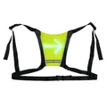 JACKET/GILET/BAUDRIER SAFETY WITH SIGNALISATION INTEGREE 48 LEDS WITH INDICATEUR DIRECTION AND TELECOMMANDE HANDLEBAR WITHOUT FIL (H20XL20CM) RECHARGEABLE USB