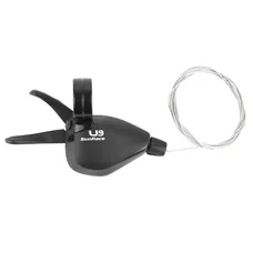 MTB SHIFTER SUNRACE RIGHT DUAL LEVER DLU961N PUSH-PULL U-SERIES 9-SPEED - COMPATIBLE SHIMANO CUES, LINKGLIDE