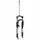 MTB FORK 27.5 " ZOOM 386MLO TO RESSORT BLACK ADJUSTABLE/BLOCABLE DEB. 60 mm PIVOT LISSE 296 mm 1''1/8-28,6 OUTER COMPATIBLE V-BRAKE/DISC