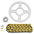 KIT CHAINE ADAPTABLE MBK 50 X POWER 2003>2006 / YAMAHA 50 TZR 2003>2006 420 11x47 (DIAM COURONNE 54/92/10.5) (DEMULTIPLICATION ORIGINE 2003->2006) -AFAM