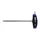 CLE ALLEN CYCLUS PRO MANCHE EN T AVEC BOULE 5mm LONGUEUR 150mm (VENDU A L'UNITE) -MADE IN CEE