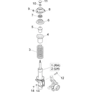 Suspension avant - Amortisseur/s