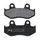 BRAKE PAD SET NEWFREN FOR KAWASAKI 250 SC EPSILON 2002> REAR/SUZUKI 400 BURGMAN 2001>2006 REAR, 250 BURGMAN 2001>2006 REAR (L 81 mm - H 42 mm - P 8.3 mm) (FD0326BE) (ELITE ORGANIC)