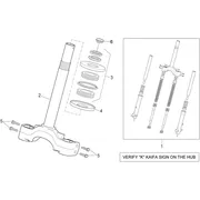 Fourche - Base avec tube