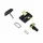 INTERRUPTEUR DE PHARE CYCLO ADAPTABLE MBK 41, 51, 85, 88 (3 COSSES) (COMPLET) -SELECTION P2R