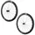 ROUES ROAD DISC 700 FIR FC 50 PRO CENTERLOCK CARBON BLACK CASSETTE SHIMANO 12/11-SPEED THRU AXLE 12/100 AND 12/142 HEIGHT/PROFIL 46/50 mm (PAIR) - TUBELESS READY