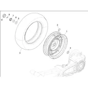 Roue arrière
