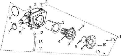 Ensemble filtre à air
