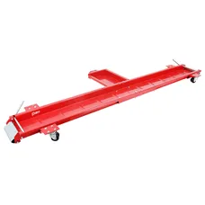 RANGE MOTO UNIVERSEL P2R GM ACIER ROUGE A ROULETTES (DIMENSION RAIL 200x20 cm) (CHARGE MAXI 565 kg)