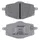 BRAKE PAD SET NISSIN FOR YAMAHA 50 TZR 1992>2003 REAR, 125 TDR 1993> FRONT/REAR, 125 DT R 1988>2003 FRONT/REAR, 660 XT Z TENERE 1991>1996 REAR/MBK 50 X-POWER 1992>2003 REAR (A0260) (SEMI METAL) -ECE R90