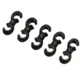 ATTACHE CABLE HOUSING BRAKE/DERAILLEUR FIBRAX BLACK (BAG OF 5PCS)