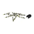 CORPS OF VALVE FOR TUBELESS P2R SILVER PRESTA - VALVE CORE OF VALVE AND TOOL INSTALLATION/DEMONTAGE (LOT OF 10PCS)