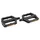 PEDAL BMX NEWTON RESIN BLACK 9/16" 112X105X25MM (PAIR)