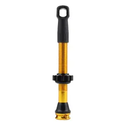 TUBELESS VALVE PRESTA NEWTON COLORI OR 47 mm 4 HOLES FOR DIFFUSION PREVENTIF (SOLD INDIVIDUALLY) - SUPPLIED WITH REMOVAL TOOL VALVE CORE