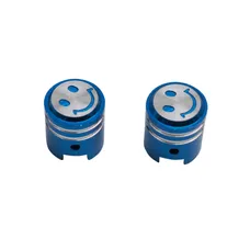 CAP OF VALVE SCOOTER/MOPED REPLAY VS PISTON BLUE (PAIR)