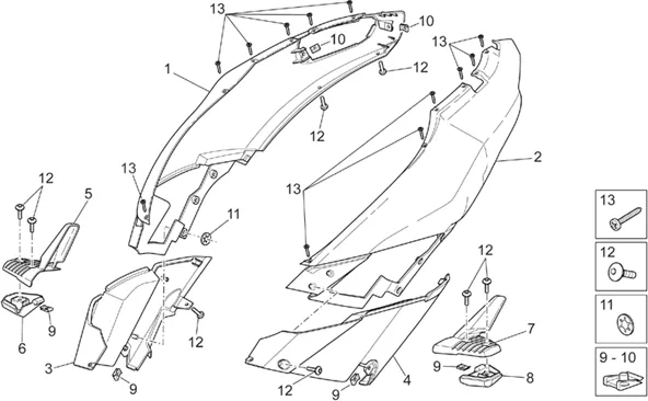 Carrosserie posterieure I