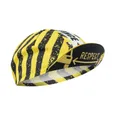 CYCLING CAP GIST STYLE RESPECT DECO BLACK/YELLOW -5951
