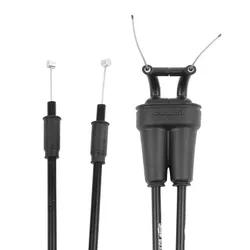 TRANSMISSION/CABLE GAZ MOTO UNIVERSEL POUR POIGNEE DE GAZ KRK EVO (DOUBLE CABLES) -DOMINO