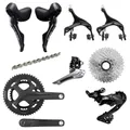 GROUPE ROAD SHIMANO 105/FSA 11-SPEED WITH LEVER/SHIFTER BRAKE BRAKE SHOE, FRONT DERAILLEUR + REAR, CASSETTE 11-34, CHAIN AND CRANKSET + CUP FSA 50X34 IN 172.5 mm (WORKSHOP FITTING)