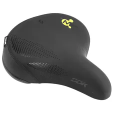 SELLE NEWTON CITY CRUISER ELASTHOMERE UNISEX NOIR A MEMOIRE DE FORME 268X258MM RAIL ACIER - SUPER LARGE -SDL
