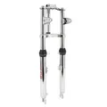 FOURCHE CYCLO EBR POUR MBK 51 CHROME (DIAM 28 mm) (QUALITE 100% MADE IN ITALY)