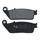 PLAQUETTE DE FREIN NEWFREN POUR HONDA 125 SH I 2013> AV / KYMCO 250 XCITING 2005> AV / YAMAHA 125 XMAX 2010>2017 AV (L 102mm - H 39mm - P 10.3mm) (FD0406BE) (ELITE ORGANIQUE)