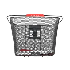 FRONT BASKET STEEL NID ABEILLE HAPO.G BLACK (33X26X25 CM) -SOLD WITH MOUNTING KIT DMTS E-BIKE (WIDTH INTERIEURE MOUNTING KIT FOR E-BIKE/8 cm)