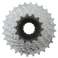 FREEWHEEL 7-SPEED SUNRACE 14-28 SILVER INDEXEE (BOXED)