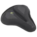 COUVRE SELLE VELO NEWTON GEL MEMOIRE DE FORME NOIR (276x263mm)