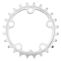 ROAD CHAINRING 5-BOLT DIA. 74 STRONGLIGHT 24T TRIPLE SILVER ALUMINIUM 7075 9/10-SPEED