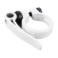 SEATPOST CLAMP RAPIDE NEWTON ALUMINIUM WHITE DIAMETER. 34,9 mm (CARDED)