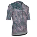 CYCLING JERSEY GIST SUMMER HYPER SLEEVES SHORT ZIP TOTAL BLUE/PURPLE TO RAYURES S -5347