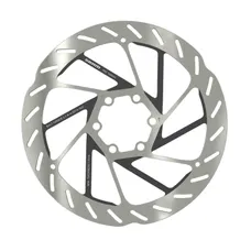 BRAKE DISC MTB 6 HOLES SRAM HS2 160 mm SILVER (BORD ARRONDI)
