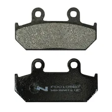BRAKE PAD SET NEWFREN FOR HONDA 600 VT C SHADOW 1988>1991 FRONT, 125 CB TT 1990> FRONT, 650 XRV AFRICA TWIN 1988>1990 FRONT (L 46 mm - H 88 mm - P 9.8 mm) (FD0105BT) (TOURING ORGANIC)