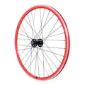 ROAD WHEEL/FIXIE BRAKE SHOE P2R RED FRONT WITH ECROUS RIM 17C PROFIL 28 mm