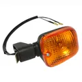 CLIGNOTANT 50 A BOITE ADAPTABLE APRILIA 50 RS 1993>1998-125 LEONARDO 1996>2004 ORANGE/NOIR AR DROIT OU AR GAUCHE (HOMOLOGUE CE) -SELECTION P2R
