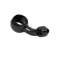 FITTING BANJO HOSE OF BRAKE DIAMETER INNER 10 mm DIAMETER OUTER M10 X 125 ELBOW 45- ALUMINIUM BLACK -P2R