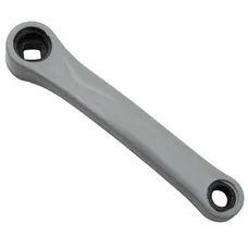 LEFT CRANK ARM 170 NEWTON STEEL PLASTIFIE GREY (CARDED)