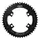 ROAD CHAINRING 4-BOLT DIA. 110 FOR SHIMANO ULTEGRA R8100 MICHE 48T OUTER BLACK 12-SPEED